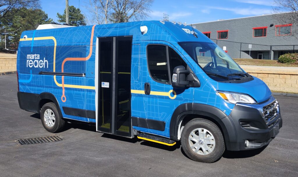 In April 2020, MARTA began running a special service temporary bus route for Oakley Industrial Boulevard that has now been made permanent.