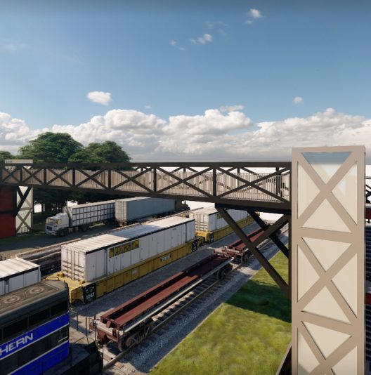 US 29 Pedestrian Bridge Rendering